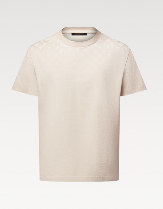 Tee-shirt LV Monogram Gradient light beige